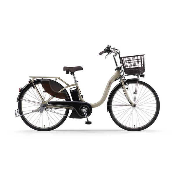ヤマハ 電動自転車 2024年モデル ウィズ PA26W マットグレイッシュベージュ（ツヤ消しカラー） ２６インチ