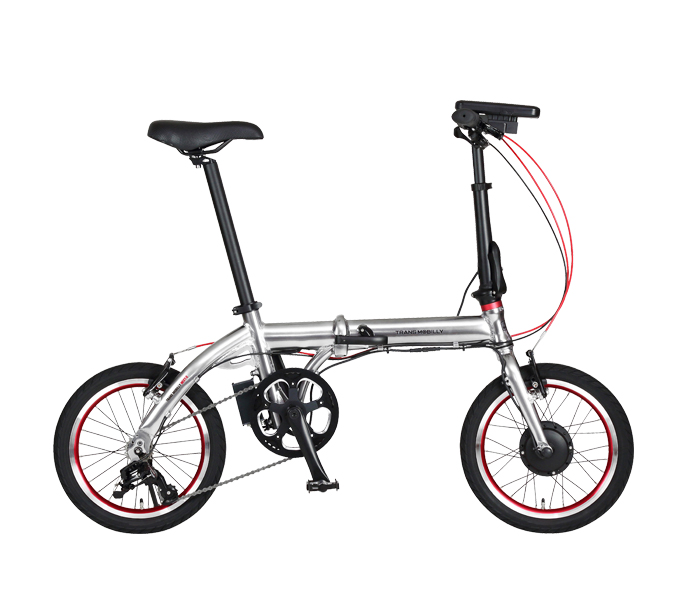 GIC 電動折りたたみ自転車トランスモバイリー ウルトラライトE-BIKENEXT163-S シルバー １６インチ