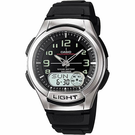 [カシオ] CASIO 腕時計 カシオコレクション AQ-180W-1BJF [スタンダード] STANDARD メンズ