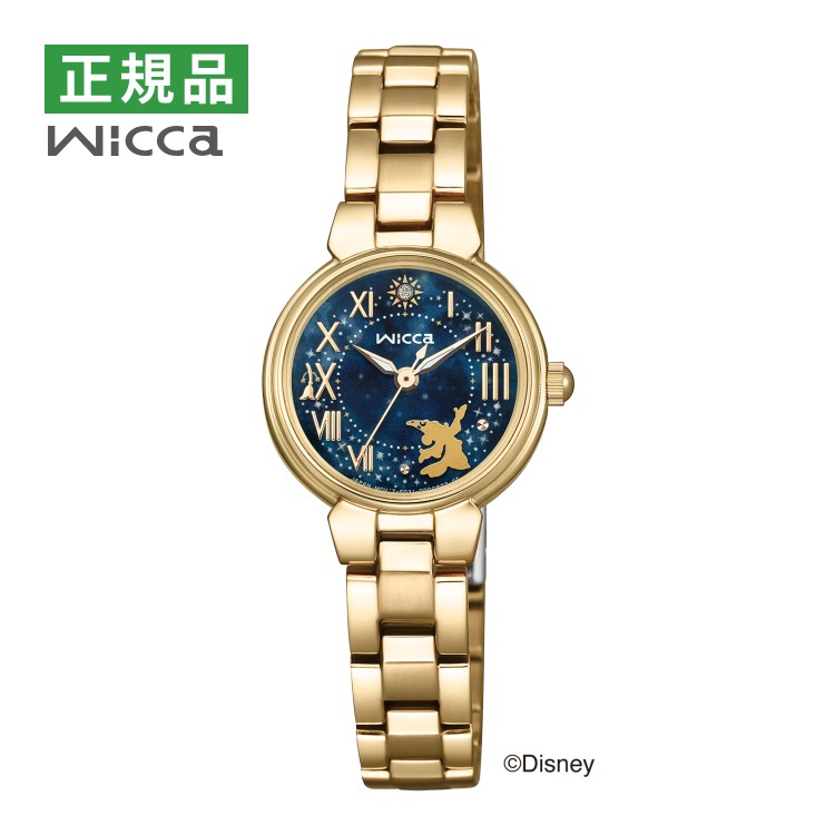 CITIZEN シチズン Wicca ウィッカ KP2-124-71 レディース腕時計 ソーラーテック Disneyコレクション ディズニー ファンタジア 限定600本 ステンレス クリスタルガラス