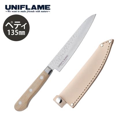 ユニフレーム UF ダマスカス ペティ 135mm 414088 専用シース付属
