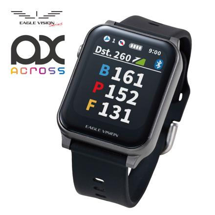 朝日ゴルフ 腕時計型 GPS ゴルフナビ イーグルビジョン AX(アクロス) EV-539 ブラック