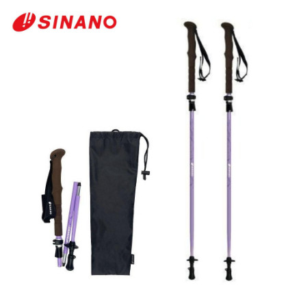 シナノ フォールダー TWIST110 パープル 95-110cm SINANO トレッキングポール 510304