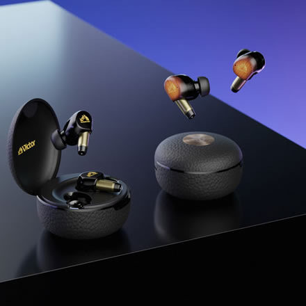 Victor（ビクター） WOOD master HA-FW5000T-B ピアノブラック