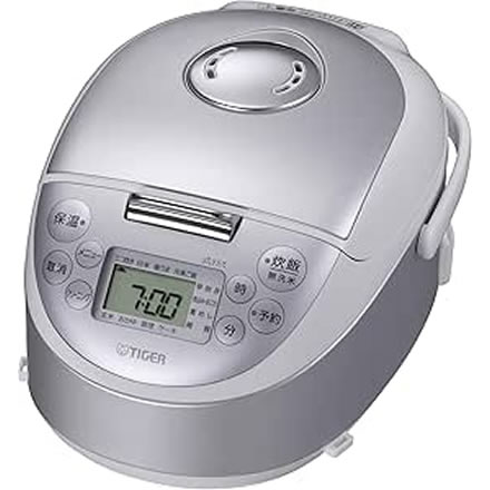 タイガー魔法瓶 IH　炊飯器 炊きたて JPF-G055-WL 3合スチールホワイト