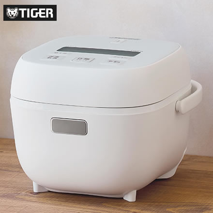 タイガー マイコンジャー炊飯器 3合 JBS-G055 マッドホワイト