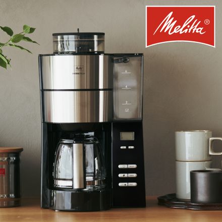 メリタ Melitta 全自動コーヒーメーカー アロマフレッシュ ブラック AFG621-1B