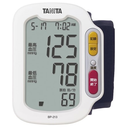 TANITA タニタ 手首式血圧計 BP-213-WH ホワイト