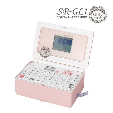 キングジム ラベルライター ガーリーテプラ SR-GL1 シェルピンク