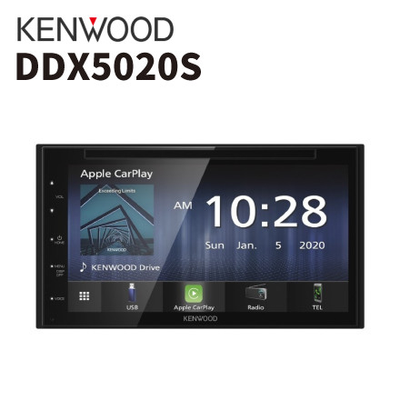 KENWOOD(ケンウッド) ディスプレーオーディオ Apple Car Play(アップルカープレイ)対応 DDX5020S (DDX-5020S)
