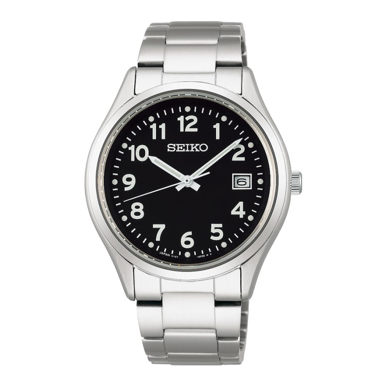 SEIKO セイコー SEIKO SELECTION セイコーセレクション Sシリーズ ソーラー Made in Japan サファイア ガラス 耐磁 メンズ 腕時計 SBPX155 ブラックダイヤル