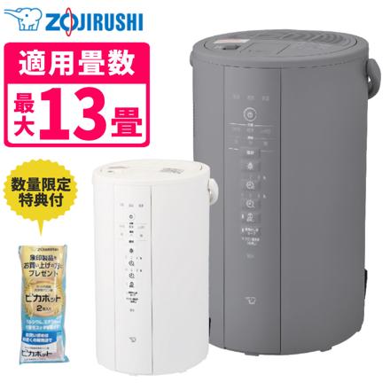 象印 スチーム式加湿器 4.0L EE-DG50 グレー お試し用ピカポット付き
