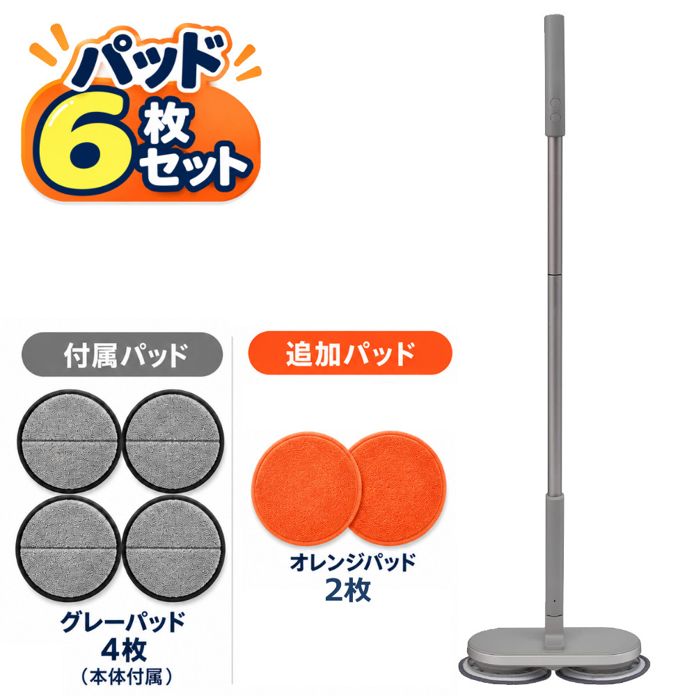 (4)交換用パッド（オレンジ）付き