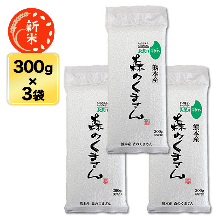 新米 白米 熊本県産 森のくまさん 900g 特A評価 令和6年産