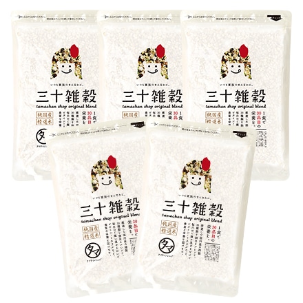 タマチャンショップ 国産三十雑穀米 バランスの白 300g×5袋