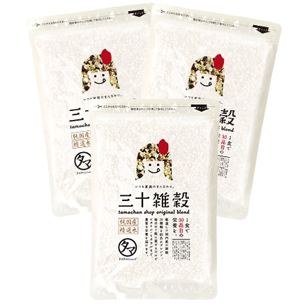 タマチャンショップ 国産三十雑穀米 バランスの白 300g×3袋