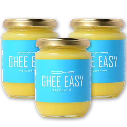 タマチャンショップ GHEE EASY グラスフェッド・ギー 200g×3本セット