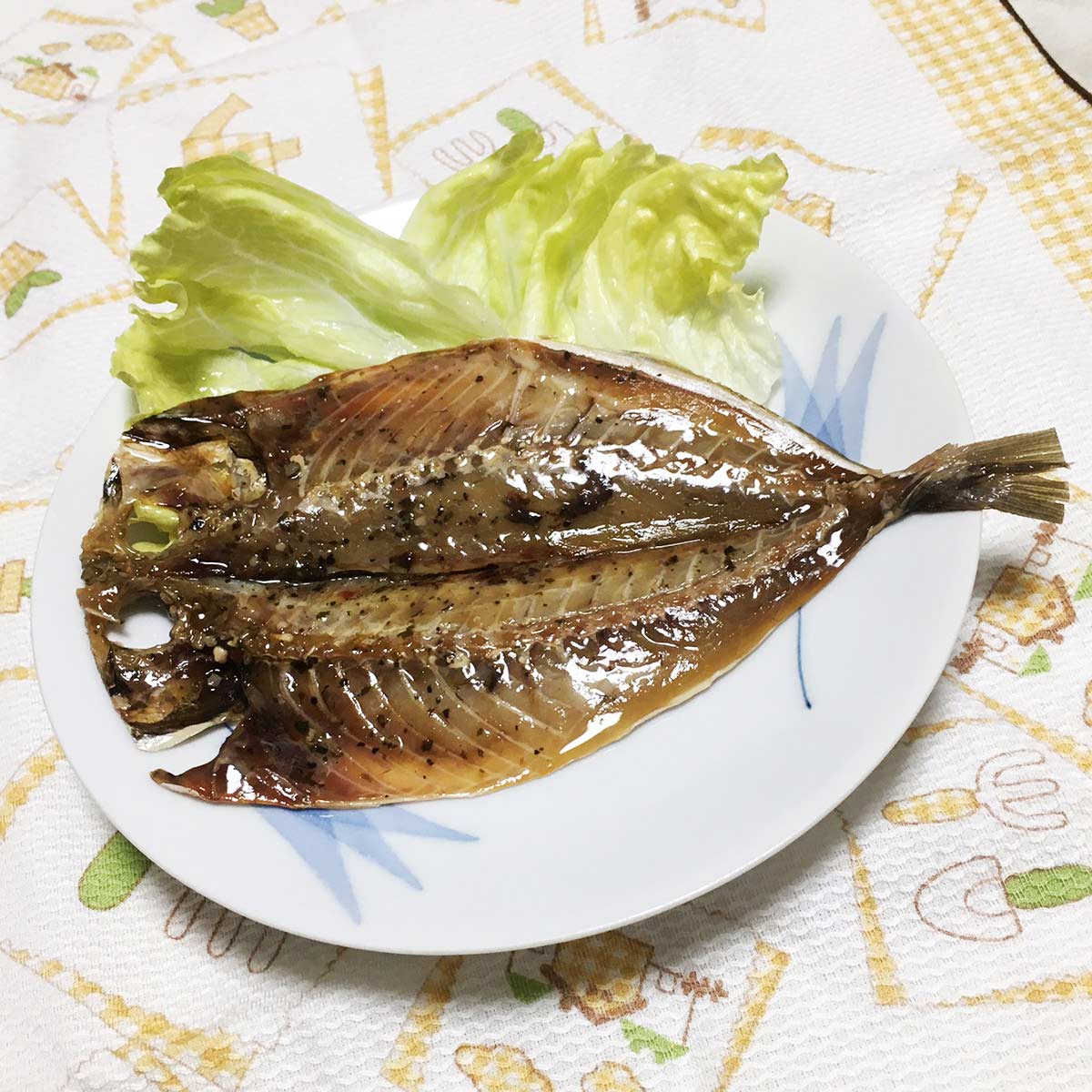 骨まで食べられる干物 まるとっと あじ開き バジル味 10枚 〔55g×10〕 国産 干物 アジ