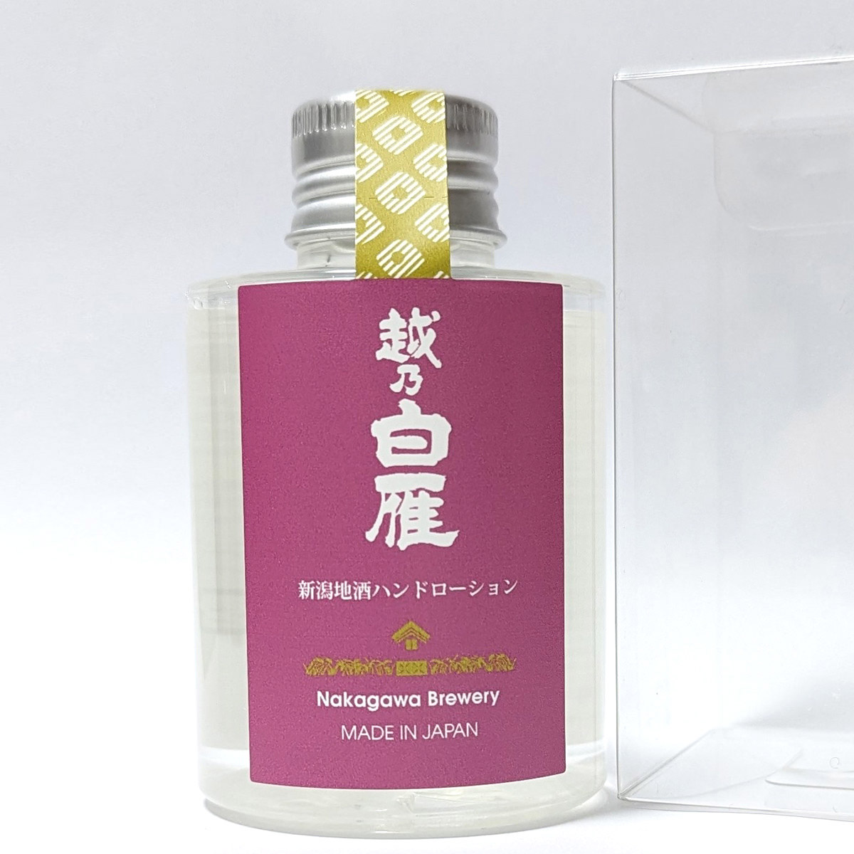 新潟地酒ハンドローション 越乃白雁 〔100ml〕 ハンドケア 化粧水
