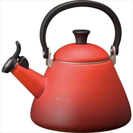 良質 ル クルーゼ ケトルコーン チェリーレッドやかん1.6L LE CREUSET