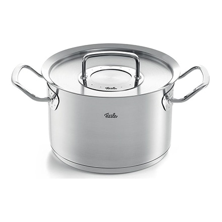 Fissler フィスラー オリジナル プロフィ コレクション シチューポット 20cm シルバー 両手鍋 ガス火 IH対応  084-128-20-000