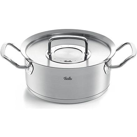 Fissler フィスラー オリジナル プロフィ コレクション キャセロール 20cm シルバー 両手鍋 ガス火 IH対応 084-138-20-000