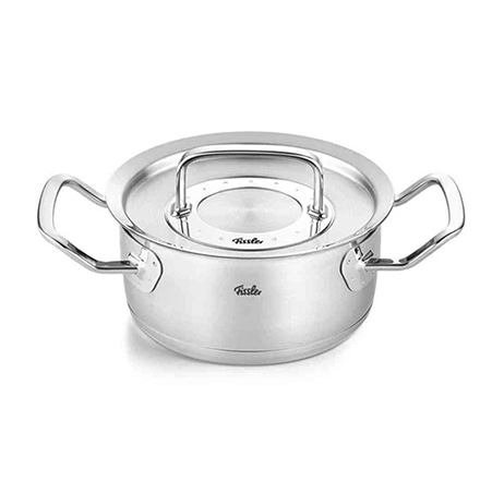 Fissler フィスラー オリジナル プロフィ コレクション キャセロール 16cm シルバー 両手鍋 ガス火 IH対応 084-138-16-000