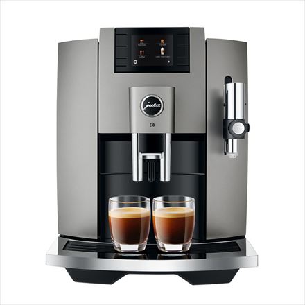 JURA ユーラ 全自動コーヒーマシン 家庭用 エスプレッソ カフェラテ カプチーノ DarkInox ダークイノックス E8