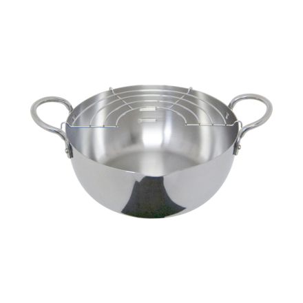 ウルシヤマ金属 ステンレス揚げ鍋 20cm 日本製 12140