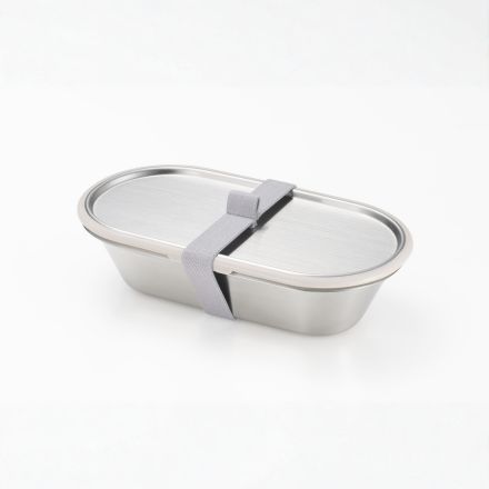 aikata アイカタ ステンレスコンテナ ゴムバンド付 グレー PD3031