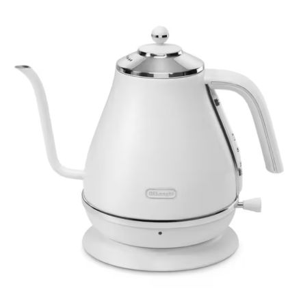 De'Longhi デロンギ アイコナ 電気カフェケトル 1L ピースフルホワイト KBOE1220J-W