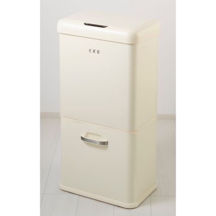 EKO イーケーオー ヴィンテージ センサービン 分別32L+18L バニラ EK9336P32+18-VN