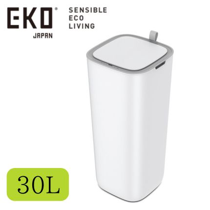 EKO イーケーオー モランディ プラスチックセンサービン 30L ホワイト EK6288-30L-WH