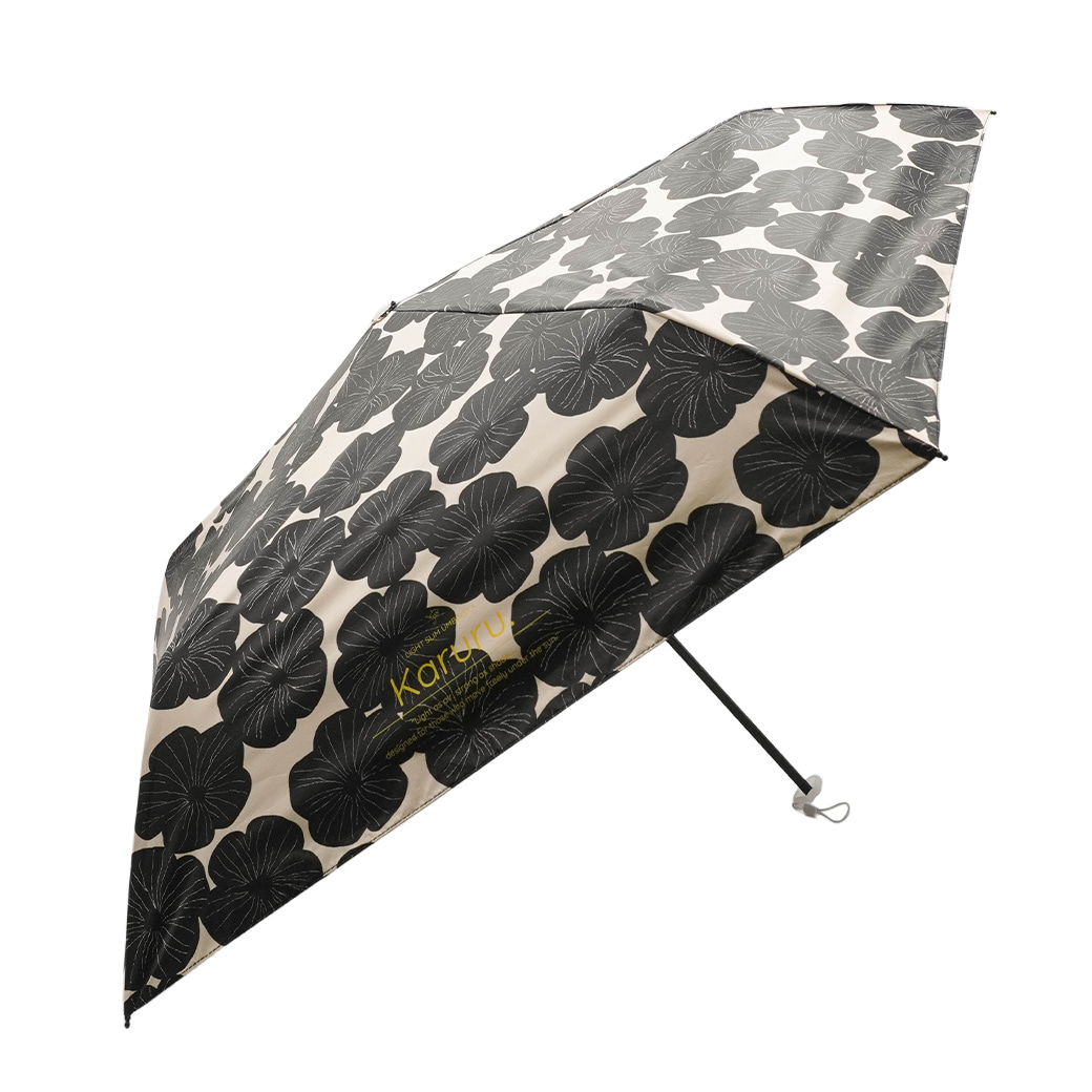 【フラワー柄】ブラック