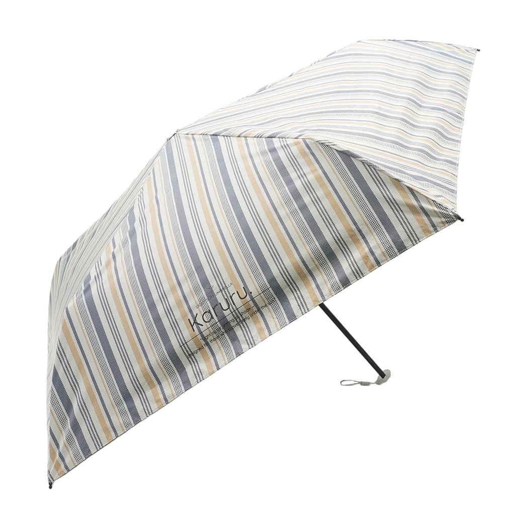 【縦ストライプ柄】ブルー