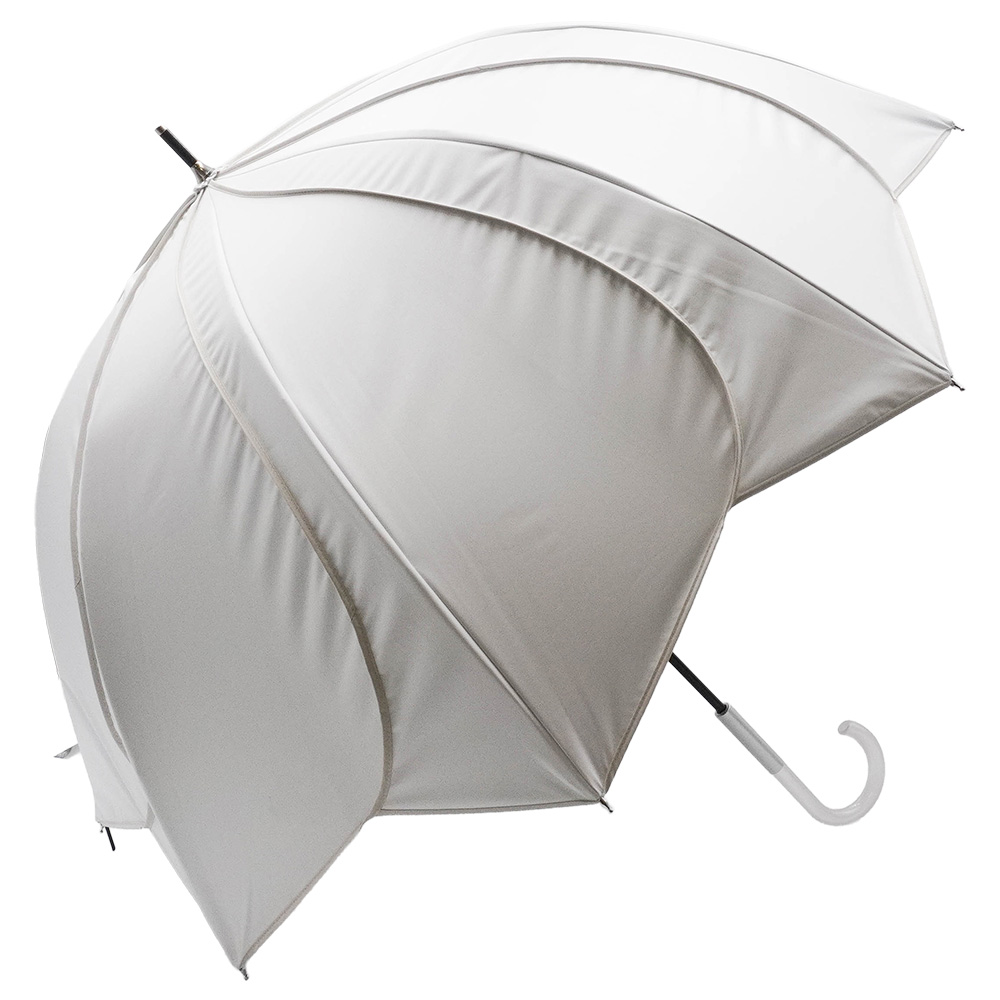 【遮熱効果最高レベル S65+】【UPF50+】 CooList（クーリスト） 高遮熱傘 花びら ショート傘 親骨55cm 晴雨兼用 日傘 雨傘 遮光率100％ 遮蔽率100％ 完全遮光 撥水加工4級 紫外線カット UVカット レディース
