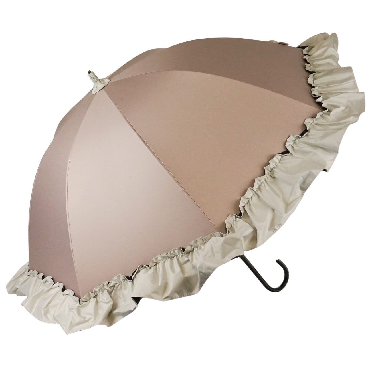 グレージュ×オフホワイト