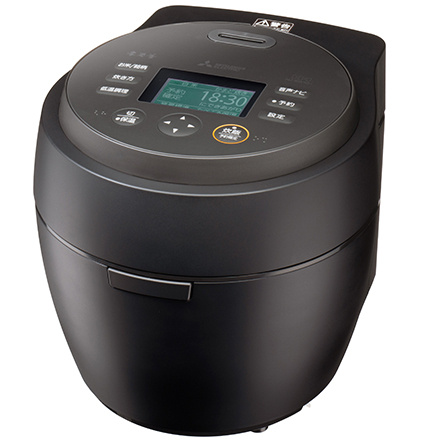 三菱 本炭釜 紬 ＩＨジャー炊飯器 炭漆黒 NJ-BW10H-B