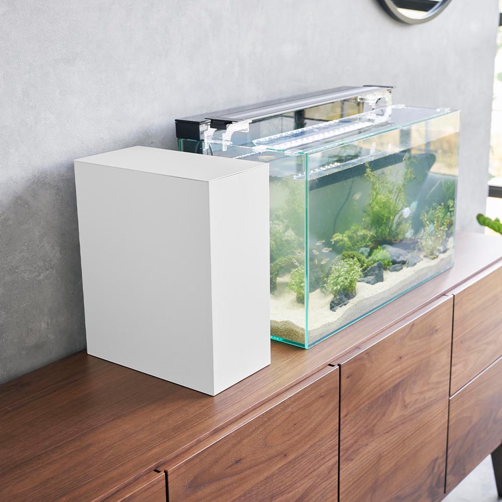 tower タワー 水槽横収納ボックス ホワイト 1891