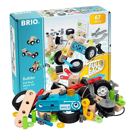 ブリオ BRIO ビルダープルバックモーターセット 34595