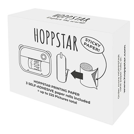 Hoppstar サーマルステッカー リフィル3個セット