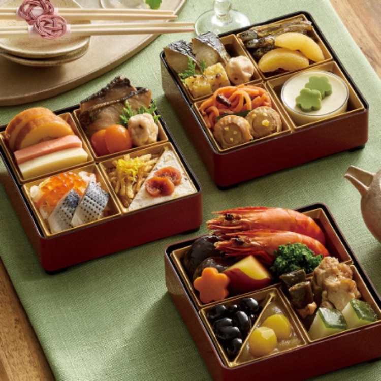 冷凍おせち 2人前｜らでぃっしゅぼーやおせち 福来 和洋三段重 ［合成保存料・着色料不使用］ 三段重【販売終了日：2025年12月22日】