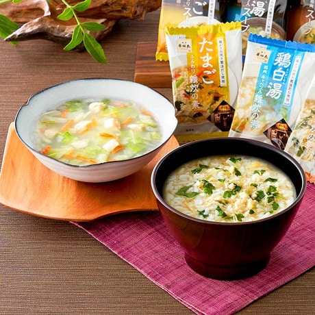 博多華味鳥 スープ＆雑炊の素ギフトセット 12食 MHG-12A