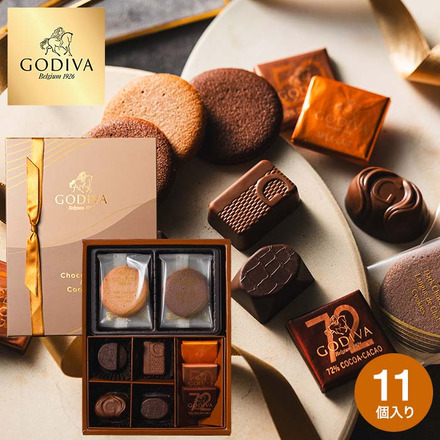 ゴディバ GODIVA チョコレート＆クッキーアソートメント（7粒+4枚）（205941）