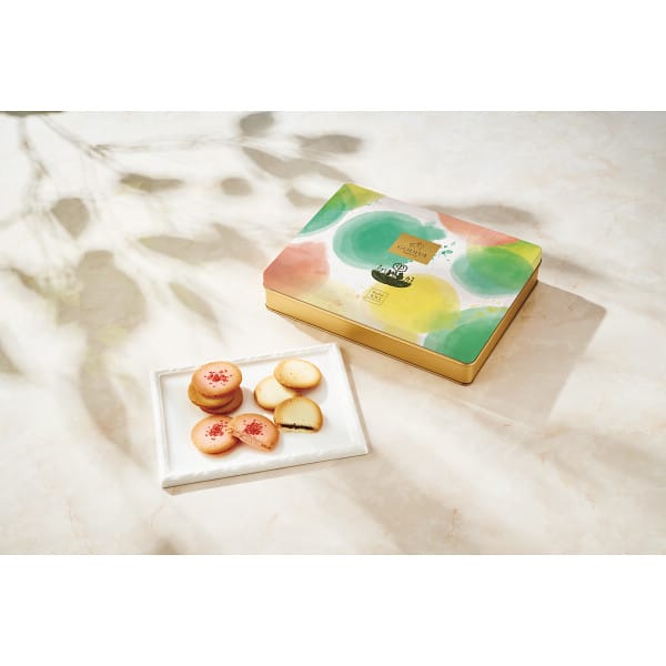 GODIVA ゴディバ ラングドシャクッキーアソートメント 30枚 シャディ100周年 リト＠葉っぱ切り絵 210592 / のし・包装・メッセージカード不可