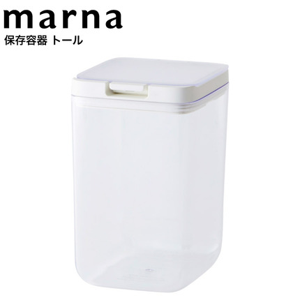マーナ marna 保存容器 トール 1.2L K763CL クリア