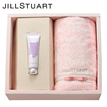 ジルスチュアート JILLSTUART ギフト ハンドクリーム３０ｇ＆フェイスタオルセット J-45