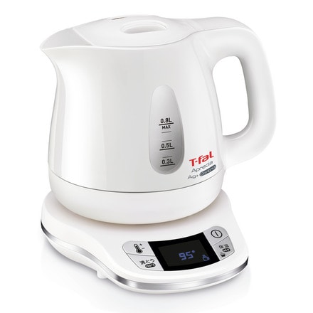 ティファール T-fal 電気ケトル アプレシア エージー・プラス コントロール 0.8L（ホワイト）