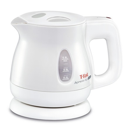 ティファール T-fal 電気ケトル kettle アプレシア エージー・プラス ロック 0.8L （ホワイト）