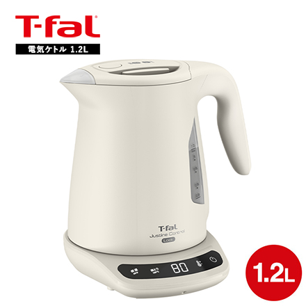 ティファール T-fal 電気ケトル ジャスティンロックコントロール 1.2L KO823AJP アイボリー